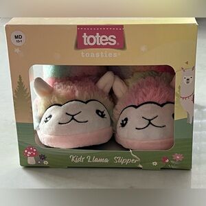 New Totes Llama Toasties Slippers